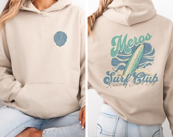 Meros Surf Club Kindred's Curse Saga hoodie Everflame Bookish merch Romantasy Bookish Book Lover Booktok Merch Librariancore