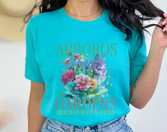Arboros Botanical Gardens Kindred's Curse Saga shirt Everflame Bookish merch Romantasy Bookish Book Lover Booktok Merch Librariancore