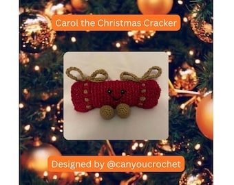 Carol de kerstkraker, gehaakt pdf. Kerstknuffel amigurumi (digitale download)