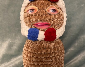 De verbrande pinda, gehaakt pdf. Amigurumi-knuffel (digitale download)