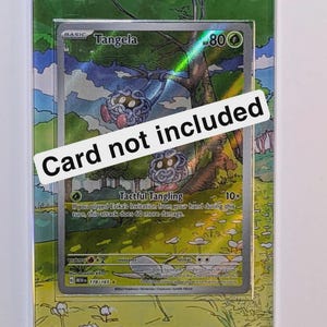 Tangela 178/165 Sv: Scarlet & Violet 151 Estojo de arte protetora (cartão não incluído)