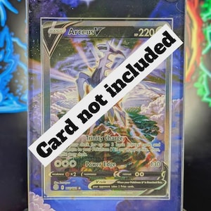 Arceus V 166/172 Swsh09: Brilliant Stars Custom Case (Card Not Included)