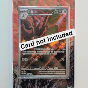 Scizor 205/197 Sv03: Obsidian Flames Protective Case (Card Not Included)