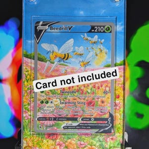 Beedrill V 161/189 Astral Radiance Holo Extended case (card not included)