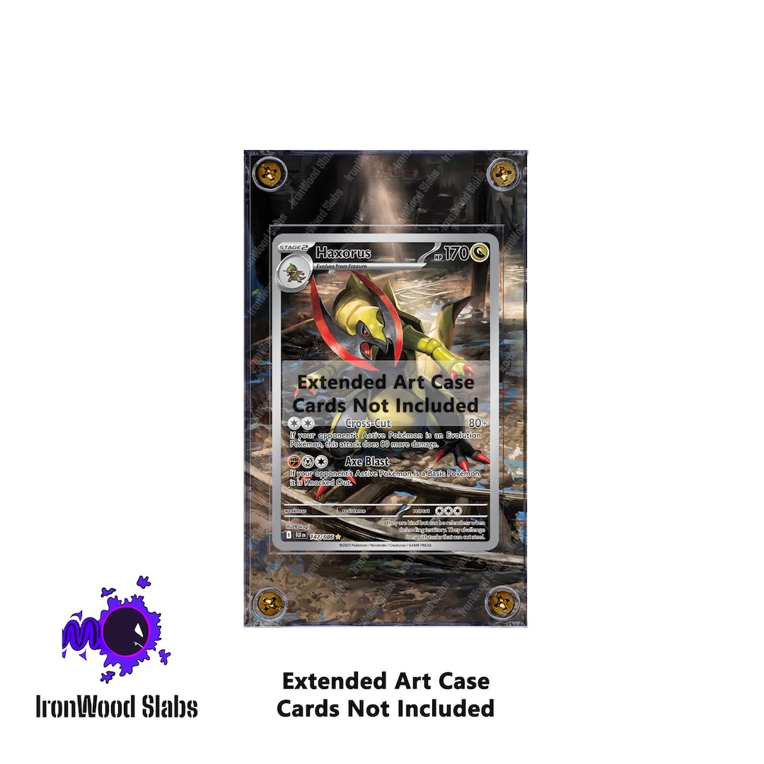 Haxorus 147/086 Pokemon TCG Sv: Black Bolt Extended Art Case - Etsy Haxorus 147/086 Pokemon TCG Sv: Black Bolt Extended Art Case - Etsy
