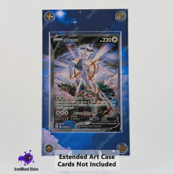 arceus pokemon card brilliant stars V 166/172 Swsh09: Extended Art Case this item offers a spectacular aesthetic for a gallery Arceus VSTAR #184 Prices |