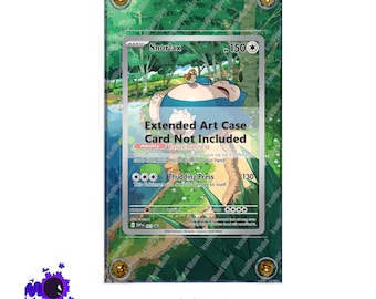 Snorlax 051 Escarlata y Violeta 151 Estuche de Arte Extendido