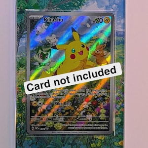 Pikachu 088 Sv: Scarlet & Violet Promo Extended Art Case (kaart niet inbegrepen)