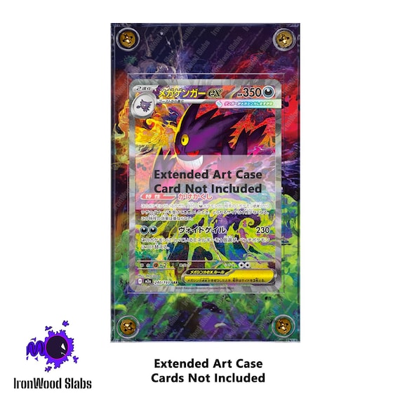 MEGA Gengar EX Pokemon Extended Art Display Case - Etsy
