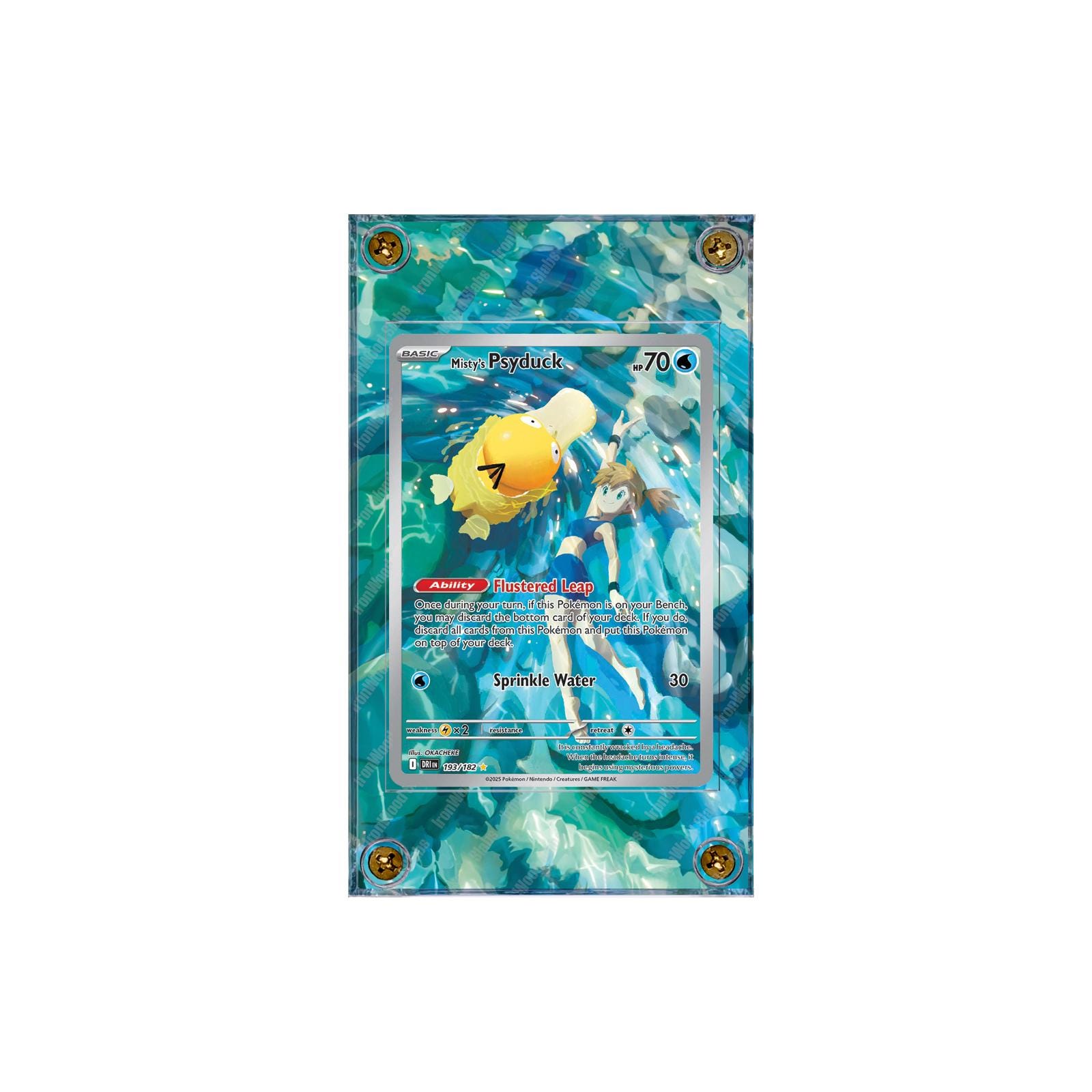 Misty's Psyduck 193/182 Sv10: Destined Rivals Extended Art Case - Etsy
