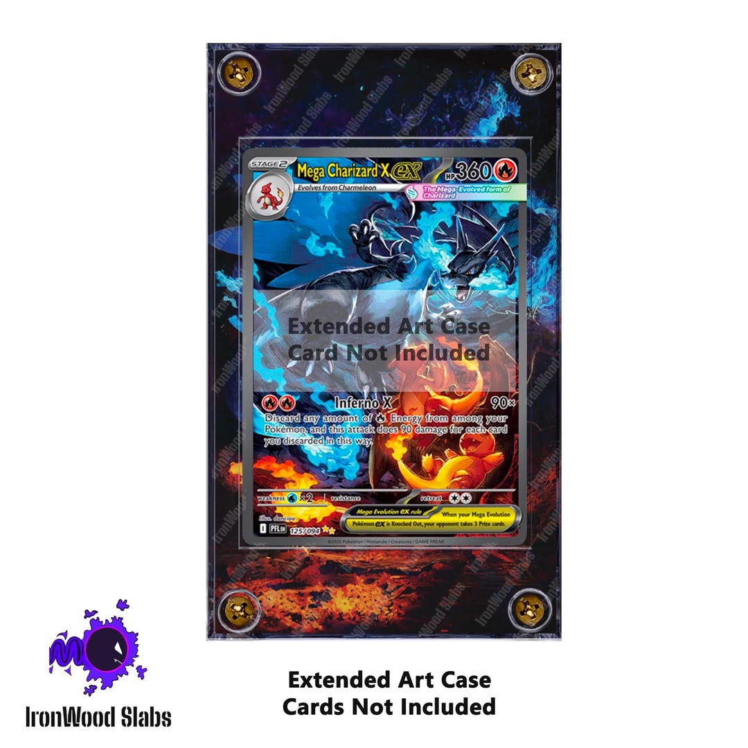 Mega Charizard X Ex 125/094 Phantasmal Flames SIR Extended Art