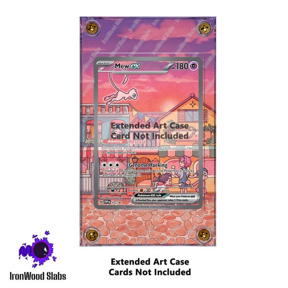 Mew EX 053 Scarlet & Violet Promo Extended Art Case - Etsy