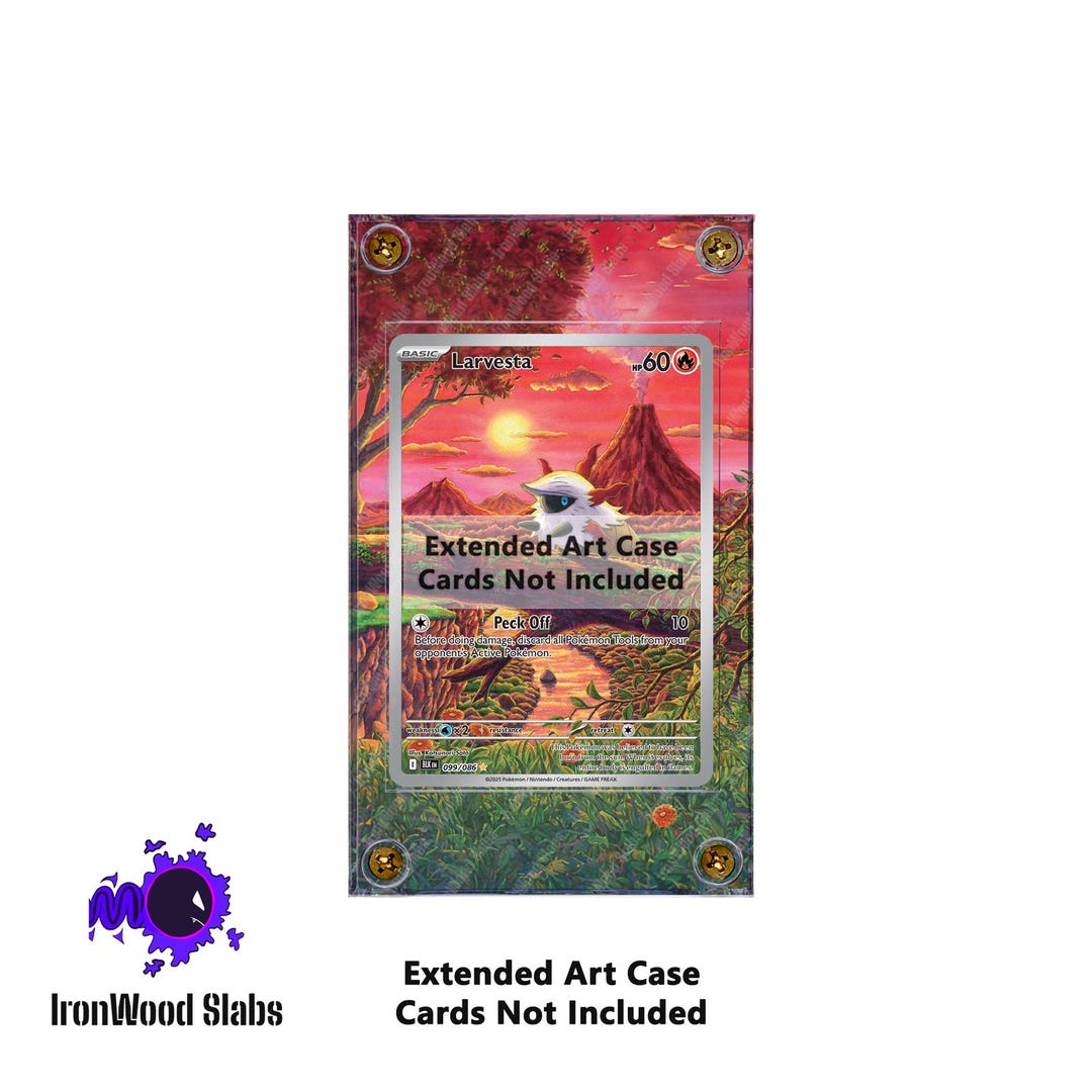 Pokemon TCG Larvesta 099/086 Scarlet & Violet Black Bolt Extended Art Case - Etsy Pokemon TCG Larvesta 099/086 Scarlet & Violet Black Bolt Extended Art Case - Etsy
