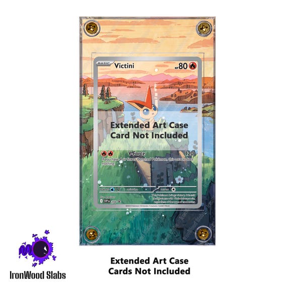 Victini Promo Illustration Rare SVP208 Extended Art Case - Etsy Israel