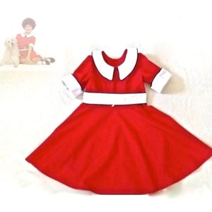 Orphan Annie Costume Dress sizes 2T, 3T, 4T, 5T, 6, 6X