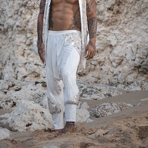 White Harem Pants - Etsy White Harem Pants - Etsy