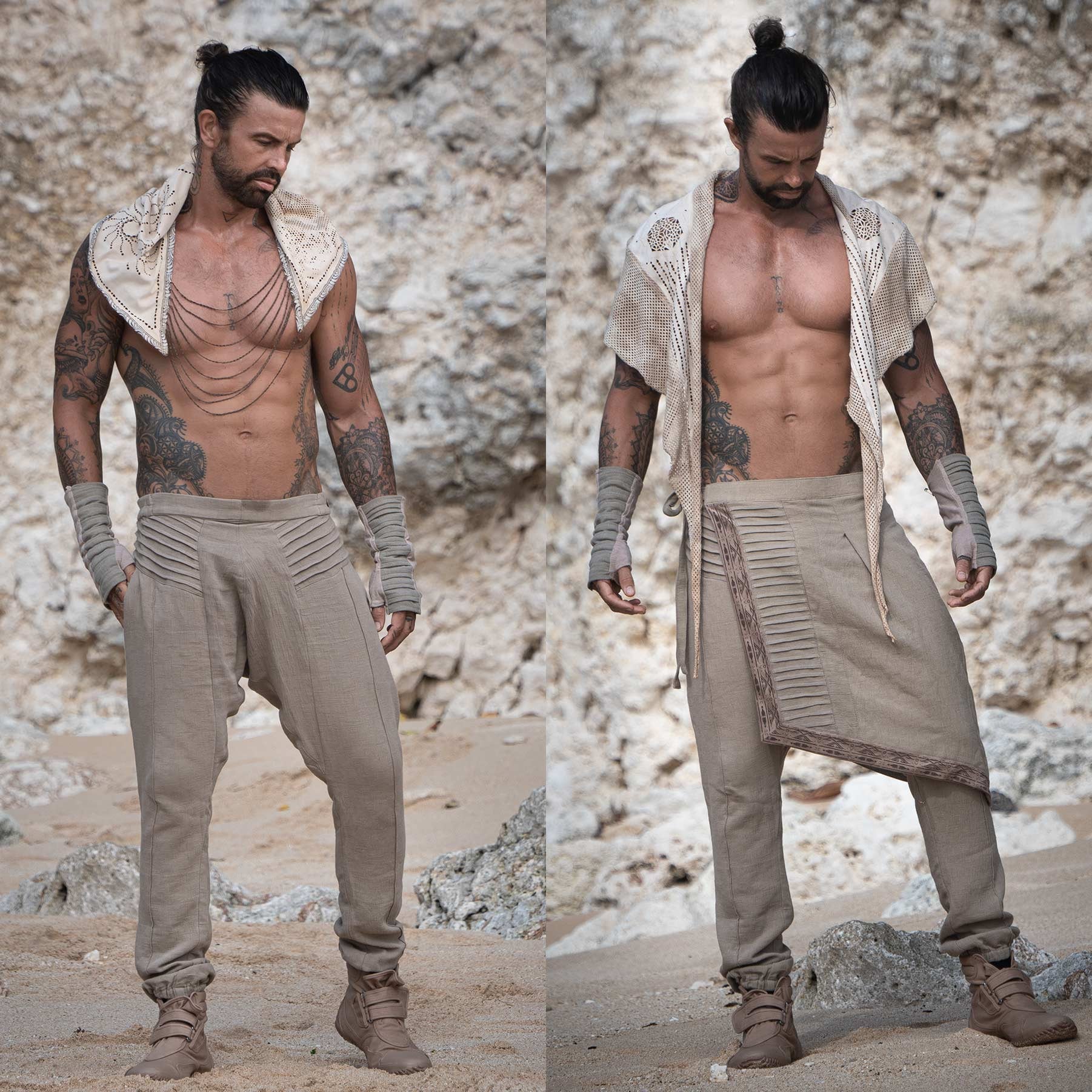 Desert festival outfit men México