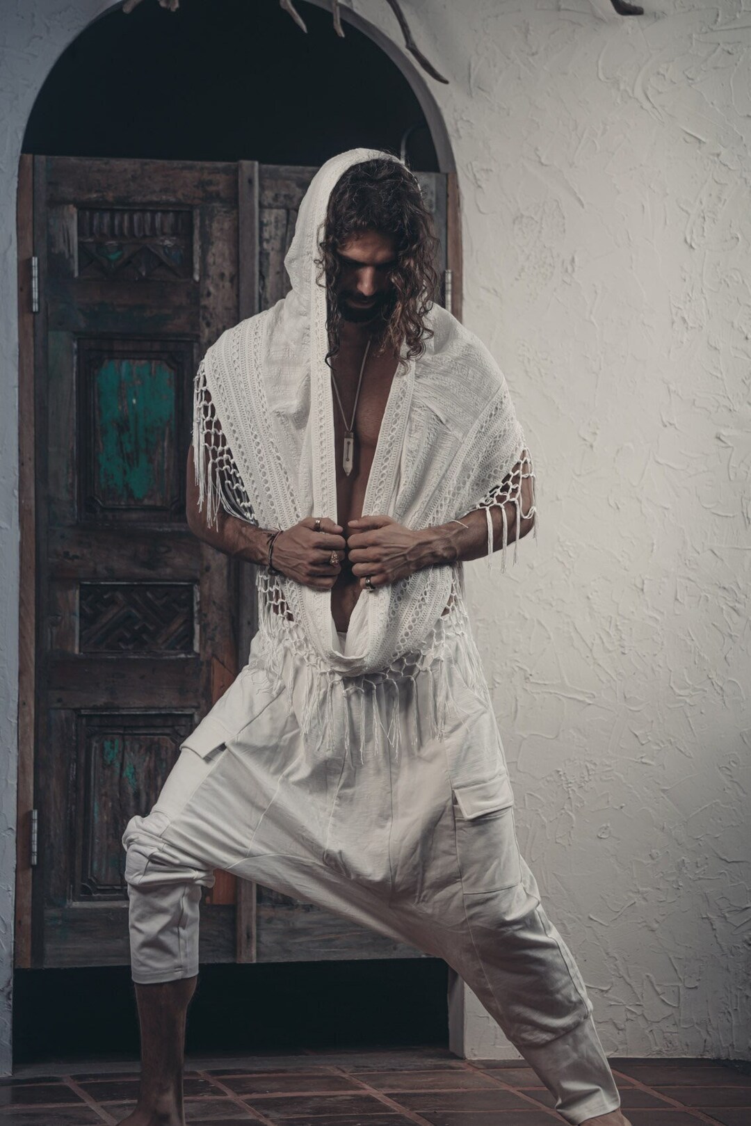 Bamboo Drop Crotch Harem Pants- Sirwal Festival Yoga Cotton