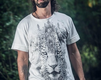 Shadowcat Spirit Animal Men&#39;s Cotton Festival T-Shirt