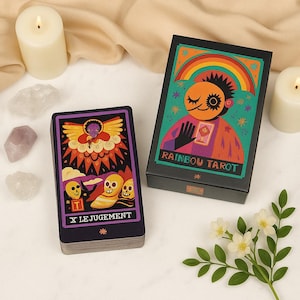 Rainbow Tarot Deck: 78-Card Oracle Deck with Guidebook