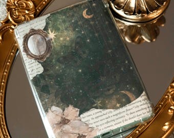 Vintage Grüne Kindle Einlage: Glitzernder E-Reader Einsatz für Kindle Paperwhite, Tolino, Kobo
