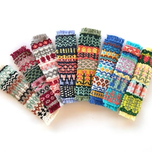 Scandinavian Handwoven Bookmarks Krokbragd Handmade Boho Gift for Book Lover Teacher Gifts Stocking Stuffer Hostess Gift Book Club