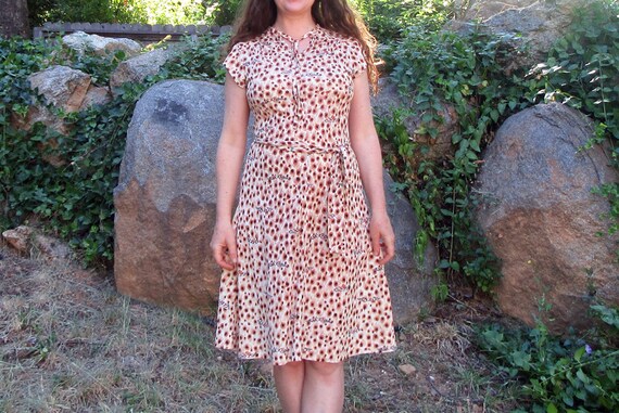 1960s dress nylon M