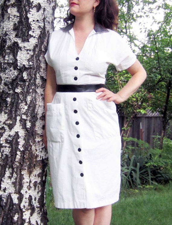 80s dress Karen Alexander shirtwaist 80s day dres… - image 4