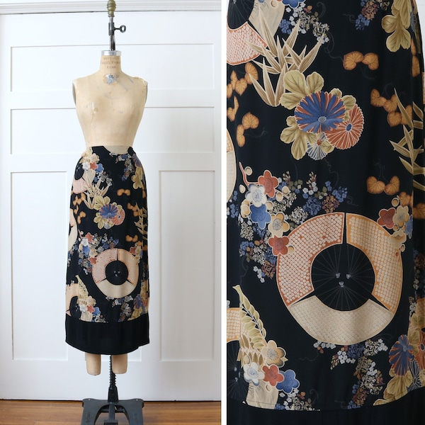 Long Japanese Skirt - Etsy