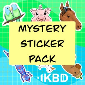 Mystery Sticker Pack: Water-Resistant Vinyl Stickers - Choose Your Theme