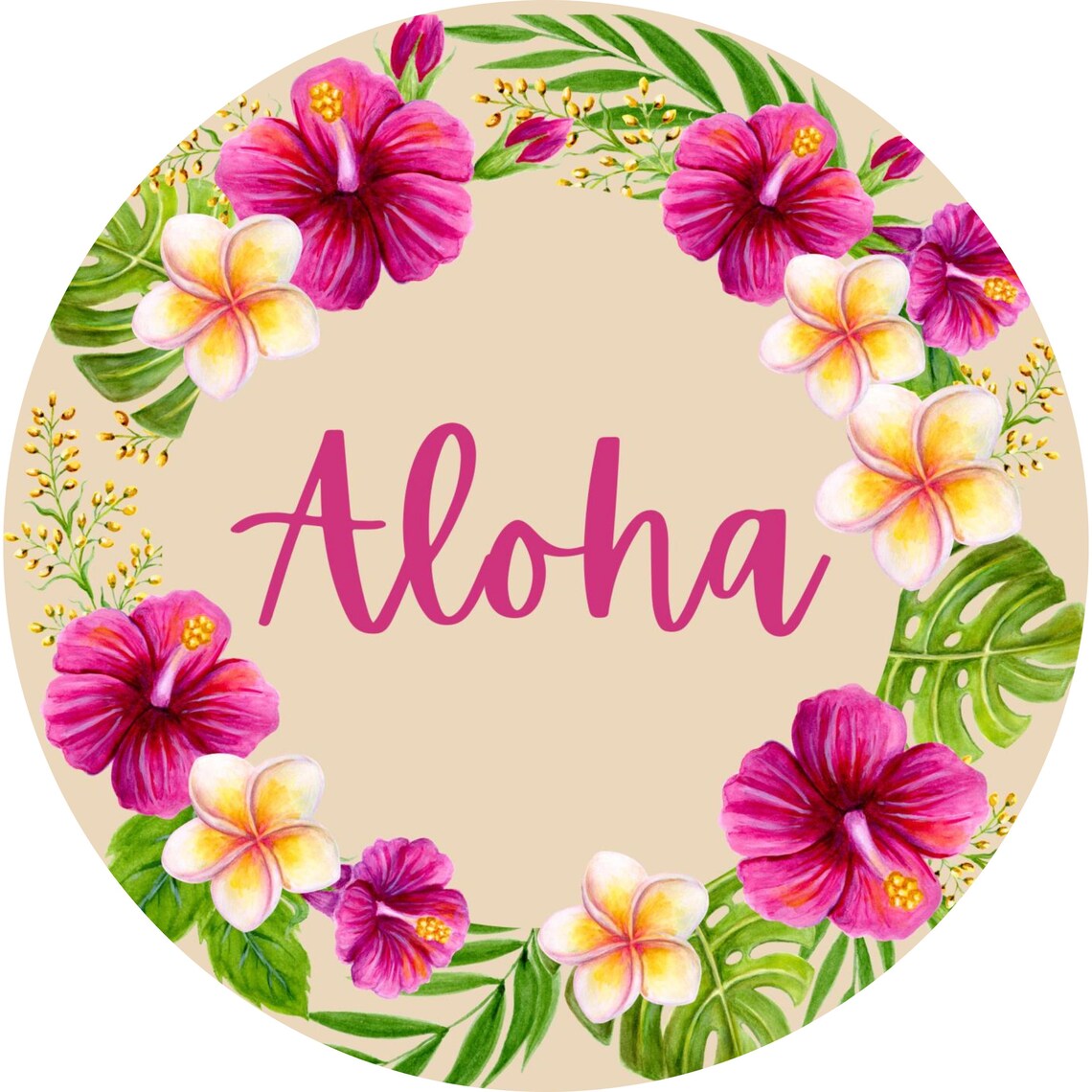 Aloha Sticker Decal - Etsy