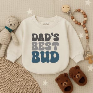 Dad Son Shirt, First Father&#39;s Day Outfit, Baby Romper, Dad&#39;s Best Bud Romper, Baby Boy Clothes Outfit, Fathers Day Gift, Father&#39;s Day Outfit