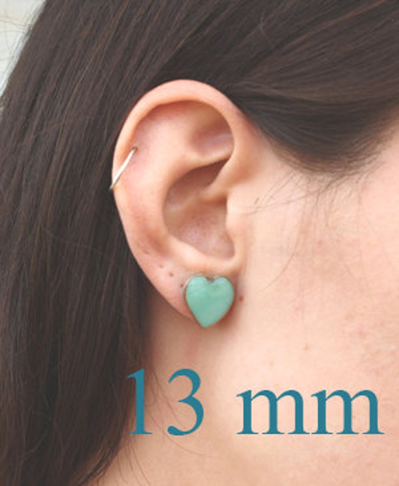 Heart Earrings /Stud image 3