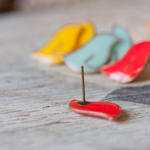 Dainty Birds Earrings Post Studs Earrings image 4