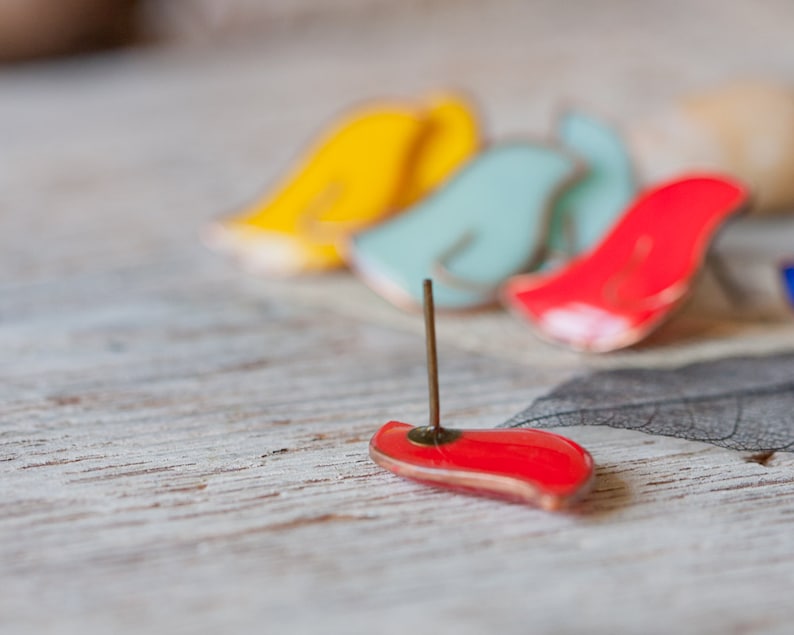 Dainty Birds Earrings Post Studs Earrings image 4