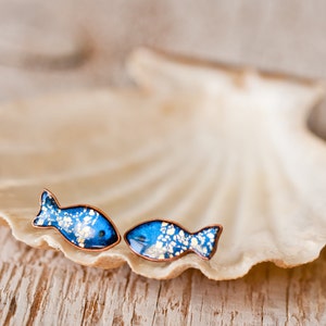 Studs Indigo Fish image 2