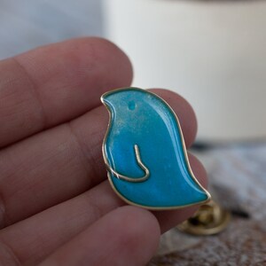 Bird Pin Turquoise image 3