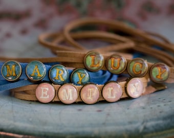 Wrap Bracelet -Personalized Gift -Name