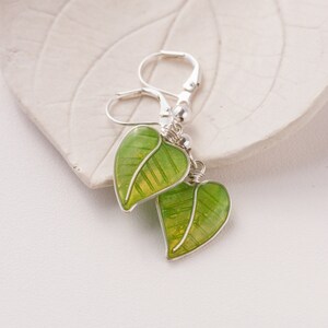 Dangle Leaf Earrings