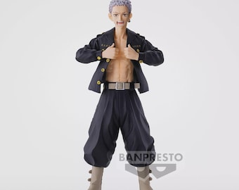 Figura Tokyo Revengers - Takashi Mitsuya (Ver. A) Oficial Banpresto Azul