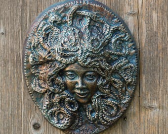 Green Goddess Art Garden Gifts, Stone Sculpture Fairy Wiccan Pagan Art, Solstice Gifts