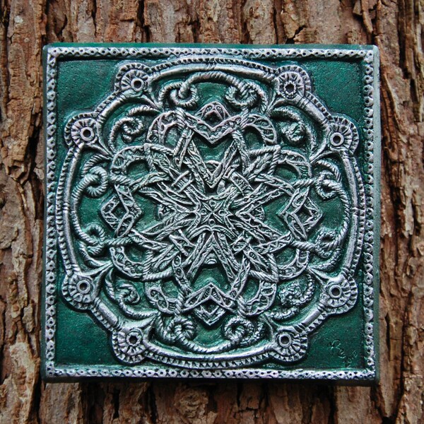 Mandala Wall Art, Irish Garden Sculpture, Celtic Knot Art Garden Gifts