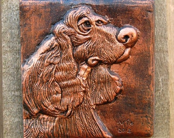 Springer Spaniel Dog Lover Memorial Gift, Field, Cocker, King Charles Dog Sculpture