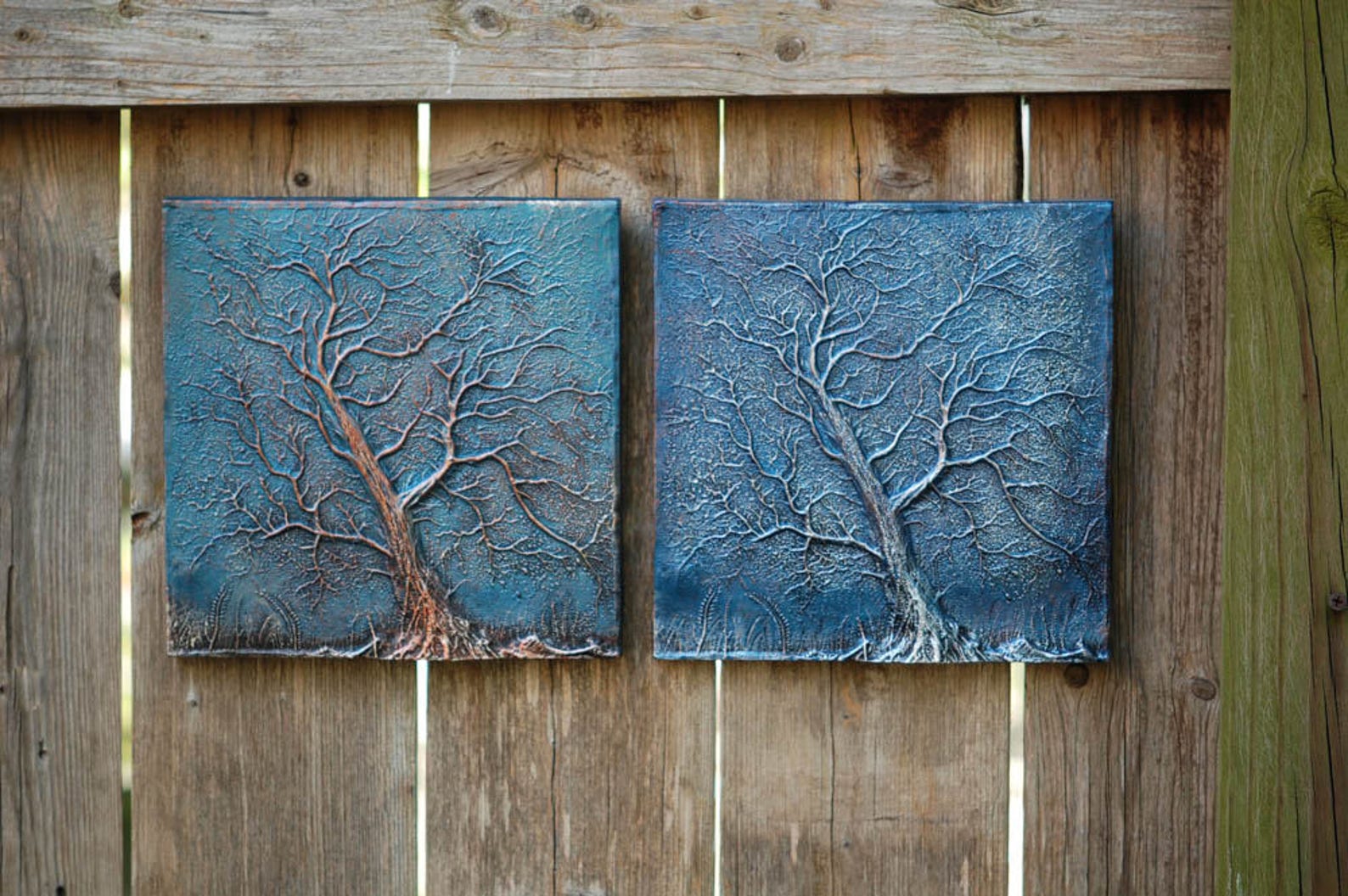 Tree Art Sculpture Stormy Sky Garden Decor Tree Silhouette Etsy UK