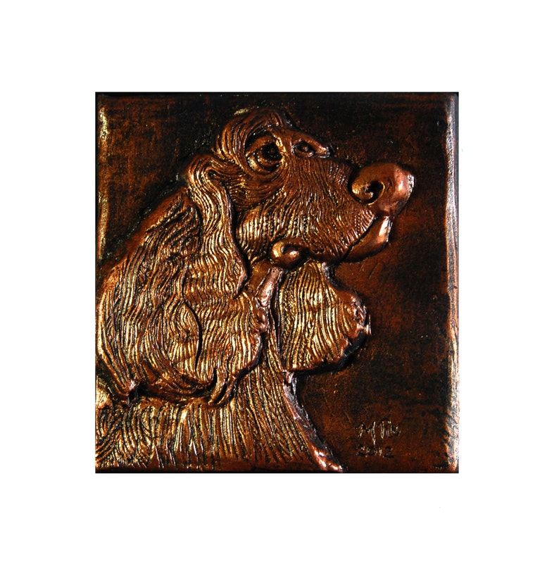 Springer Spaniel Dog Lover Memorial Gift, Field, Cocker, King Charles Dog Sculpture image 3