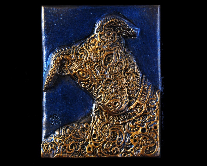 Greyhound Wall Plaque, a Pet Lover Gift of Italian Greyhound or Greyhound Art image 3