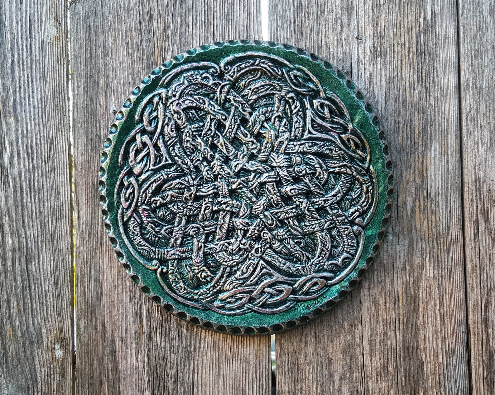 Celtic Knot Garden Decor Irish Ribbon Sculpture Gifts for Etsy