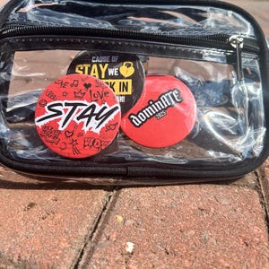 Kpop concert badge pin Kpop fan gift pin Stay Red tour pin Stray Kids accessory gift SKZ concert merch pin Kpop idol fan pin Stray Kids gift