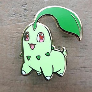 Chikorita Enamel Pin