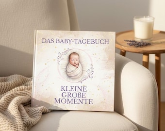 Baby Erinnerungsbuch ハードカバー – Babyalbum erstes Jahr、Baby Meilenstein Buch、Baby Memory Book、Geschenk zur Geburt